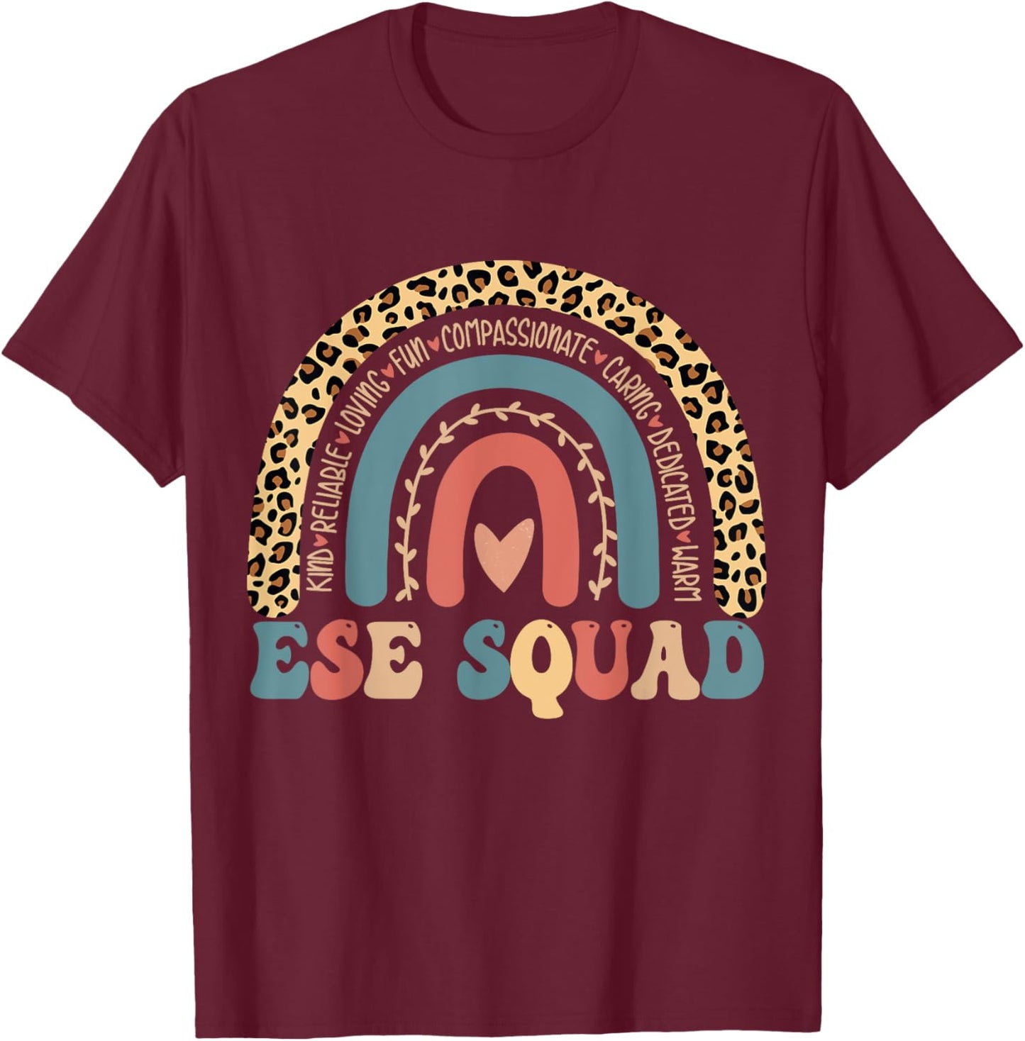 ESE Exceptional Student Education Teacher Cute Women T-Shirt - T-Shirt | Maroon