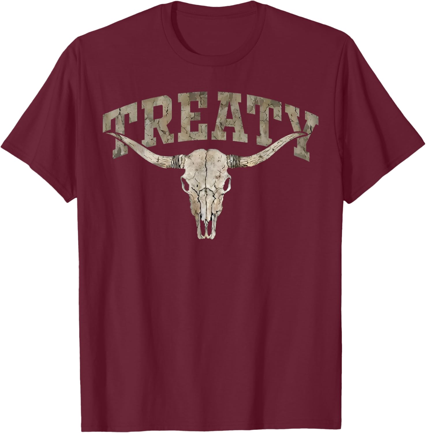 Vintage Treaty Classic 70s 80s 90s Gifts Women Kids T-Shirt - T-Shirt | Maroon