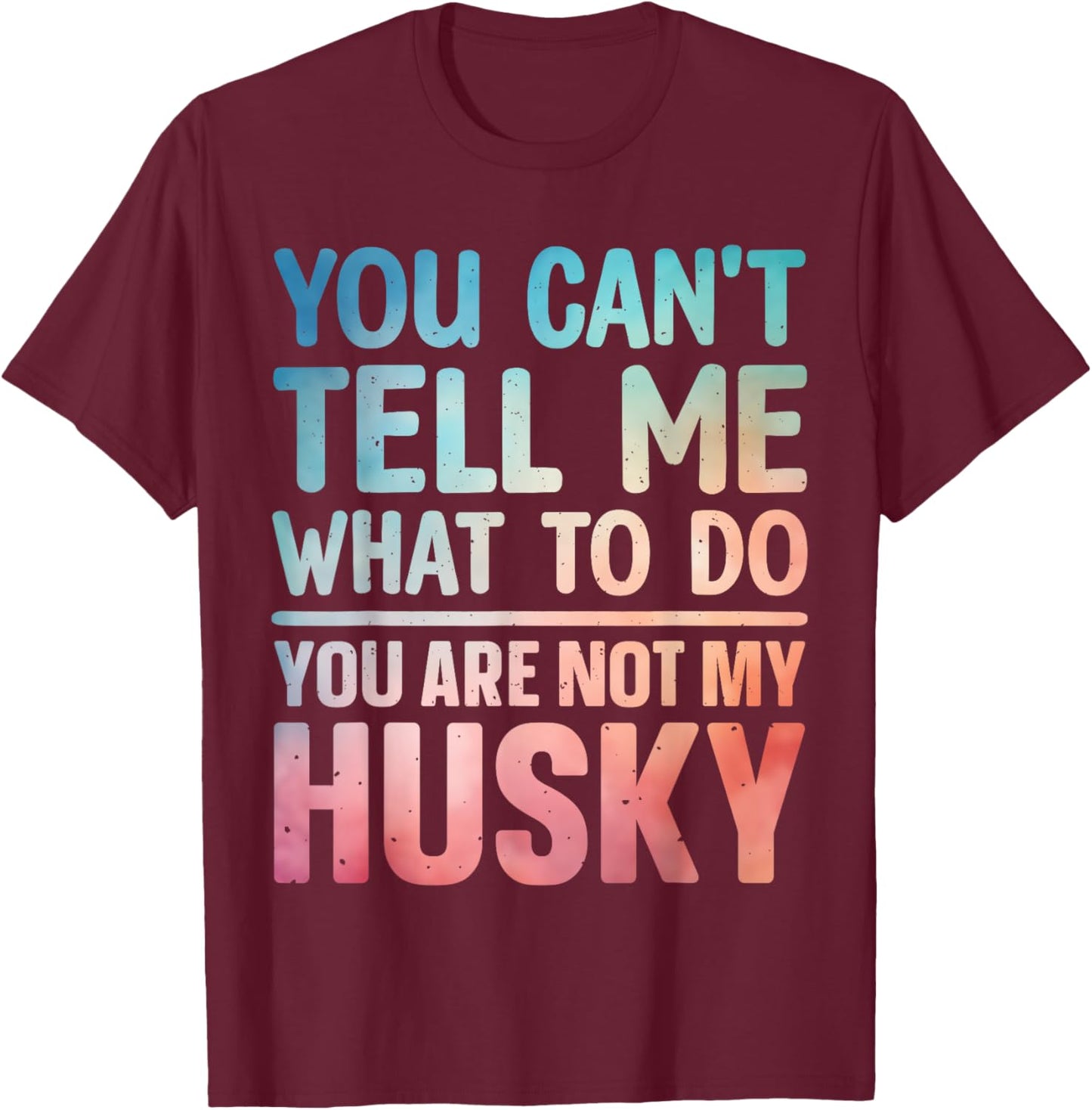 Cool Husky Gift Husky Lover Accessories & Stuff Adult Siberian Husky Dog Lover , Black, Small, Short Sleeve T-Shirt - T-Shirt | Maroon