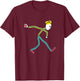 Boule de pétanque Stickman T-Shirt - T-Shirt | Maroon