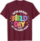 Fifth 5th Grade Field Day 2026 Let The Games Begin Teacher T-Shirt - T-Shirt | Maroon