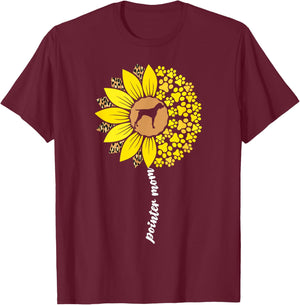 Cute German Shorthaired Pointer For Mom Women GSP Mom Dog T-Shirt - T-Shirt | Maroon