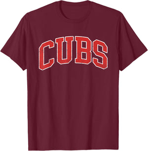 Vintage Cubs Gifts Women Boys Girls Kids T-Shirt - T-Shirt | Maroon