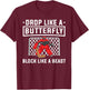 Funny Hockey Goalie Design Women Ice Hockey Lovers T-Shirt - T-Shirt | Maroon