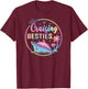 Cruising Besties Friends Cruise Besties Gone Cruising Trip T-Shirt - T-Shirt | Maroon