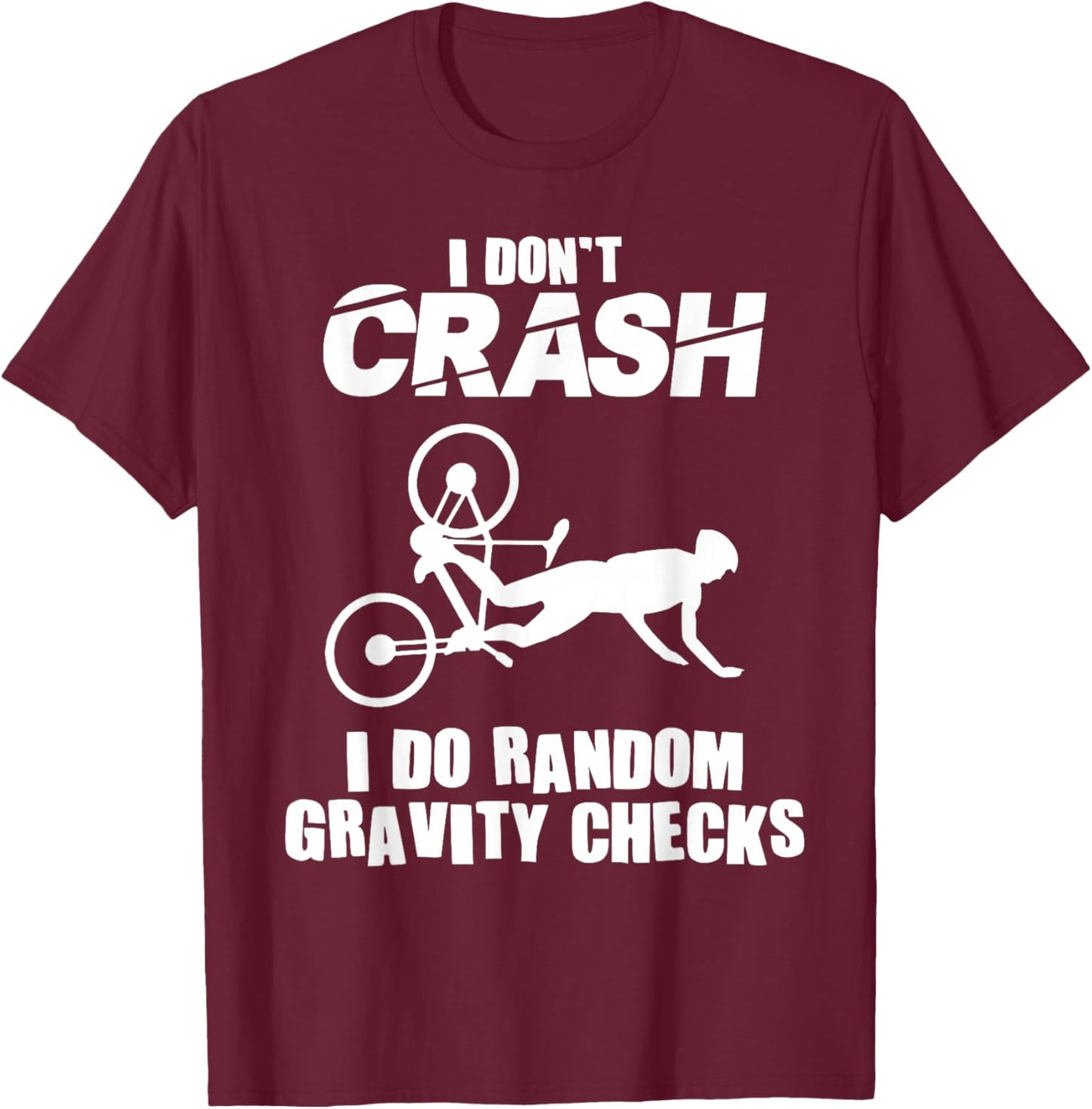 Funny Mountain Bike Design Women MTB Mountain Biker T-Shirt - T-Shirt | Maroon