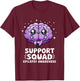 Epilepsy Awareness Squad Team Men Women Boys Girls Kids T-Shirt - T-Shirt | Maroon
