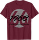 66. Geburtstag Mann Frau 66 Jahre 1960 Lustig Geschenk T-Shirt - T-Shirt | Maroon