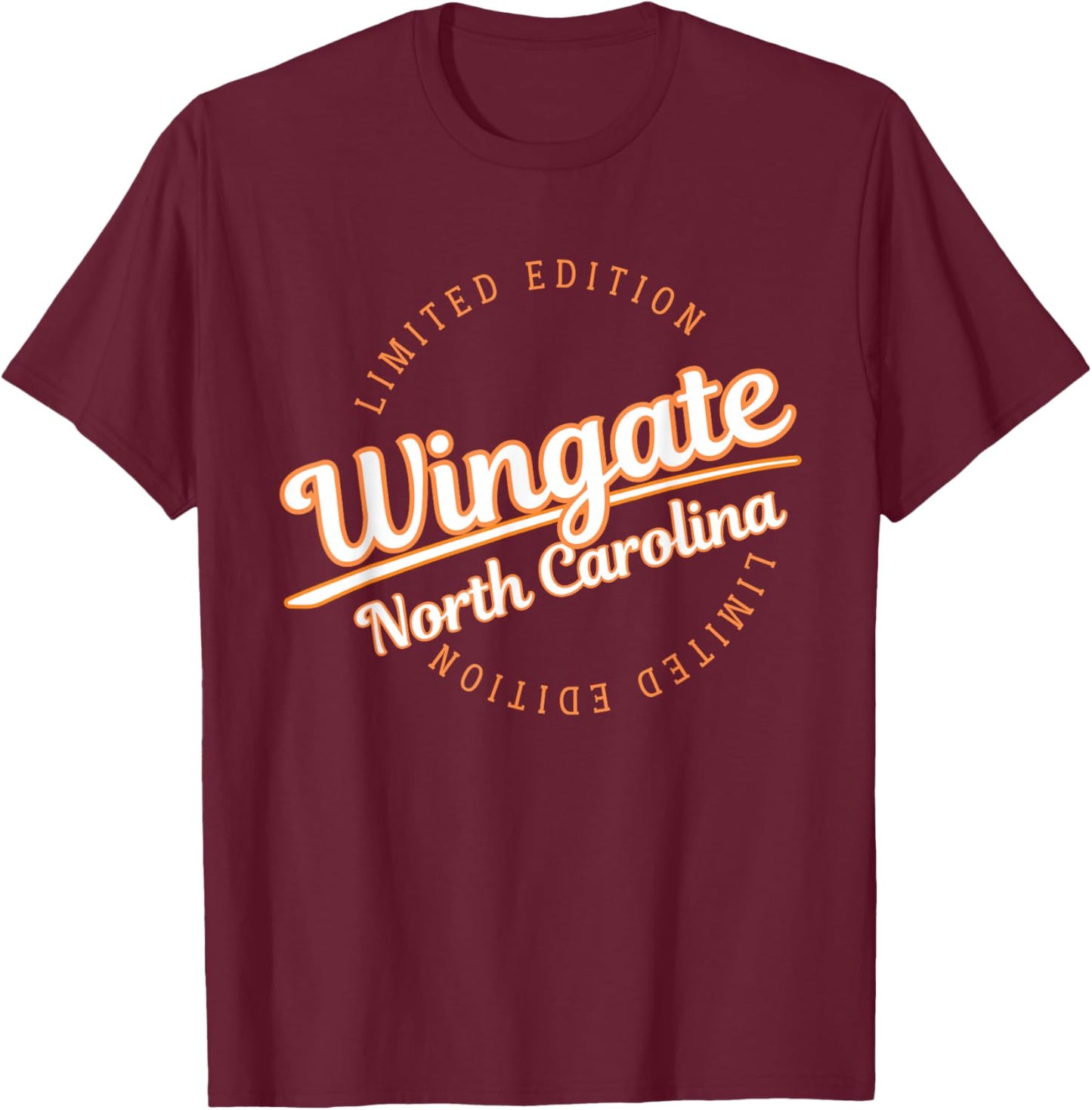 Retro Athletic Wingate NC Apparel T-Shirt - T-Shirt | Maroon