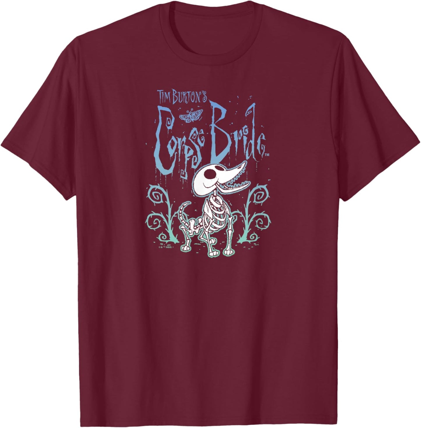 Corpse Bride - Scraps T-Shirt - T-Shirt | Maroon