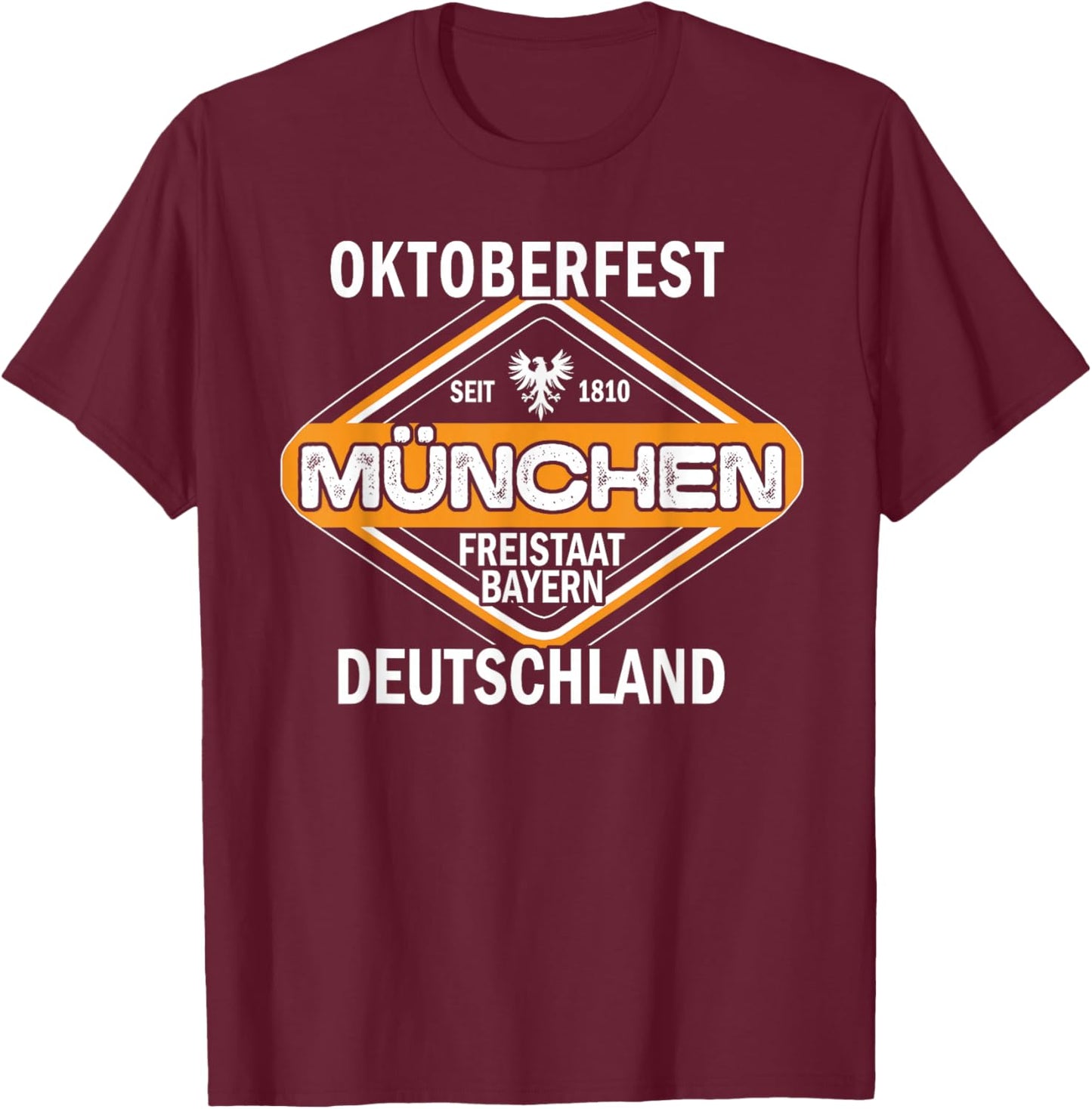 Oktoberfest Deutschland German Beer Festival München T-Shirt - T-Shirt | Maroon