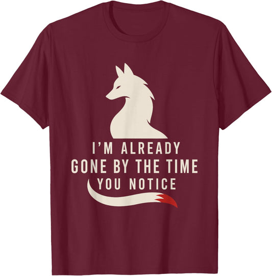 Kitsune Japanese Fox Fox Spirit Japanese Folklore Yokai T-Shirt - T-Shirt | Maroon