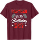 Race Car Brother Of The Birthday Boy Racing Family Pit Crew T-Shirt - T-Shirt | Maroon