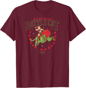 Maîtres de l'univers : Chat de Combat Eternia T-Shirt - T-Shirt | Maroon
