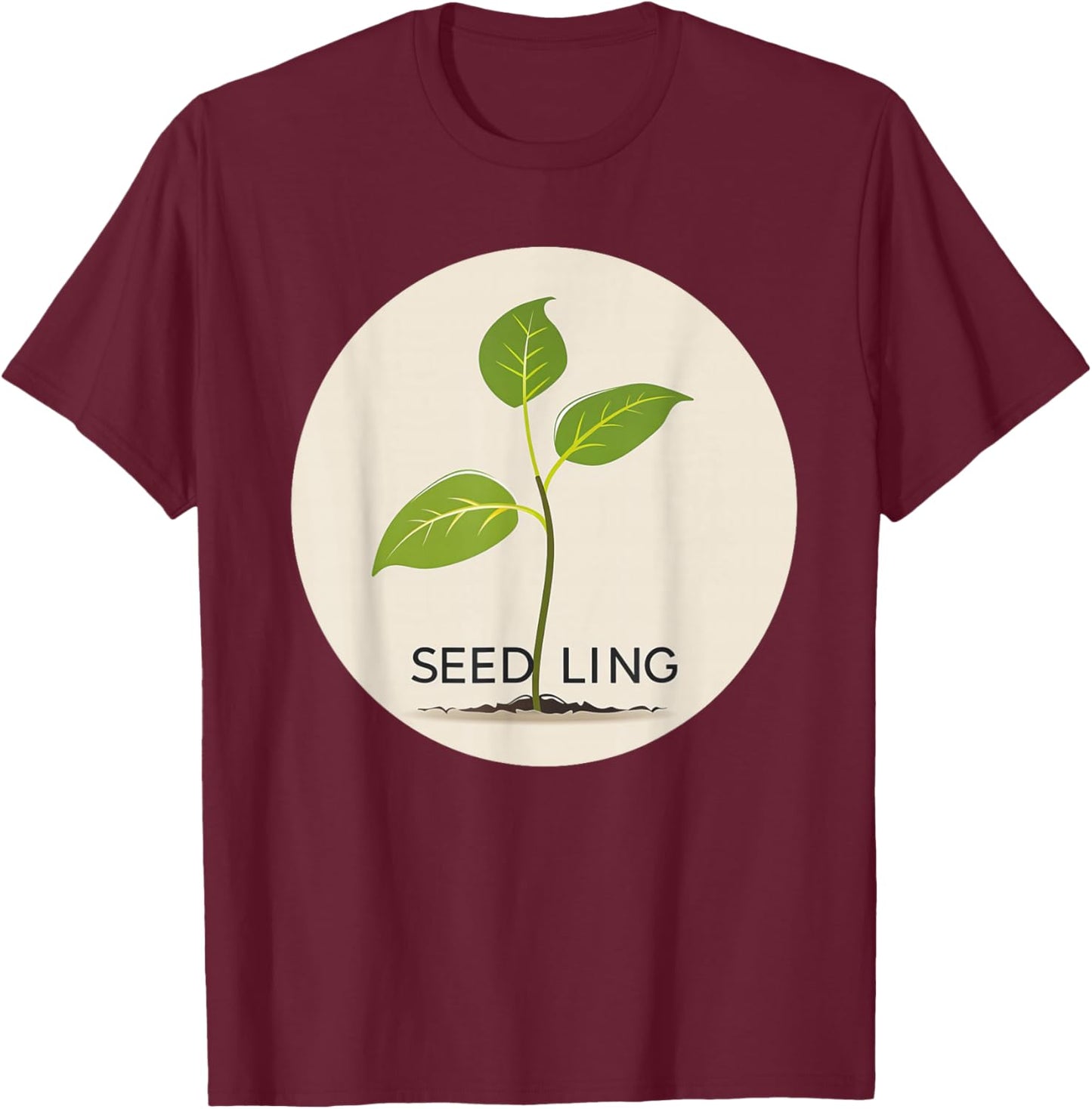 Nice Seedling Costume for Boys and Girls T-Shirt - T-Shirt | Maroon