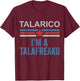I'm A Talafreako James Talarico 2026 for US Senate Texas T-Shirt - T-Shirt | Maroon