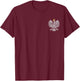 Poland Flag Cool Vintage Polish Women Men Flaga Polska T-Shirt - T-Shirt | Maroon
