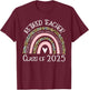 Retired Teacher Class Of 2025 Retirement Men Women T-Shirt - T-Shirt | Maroon