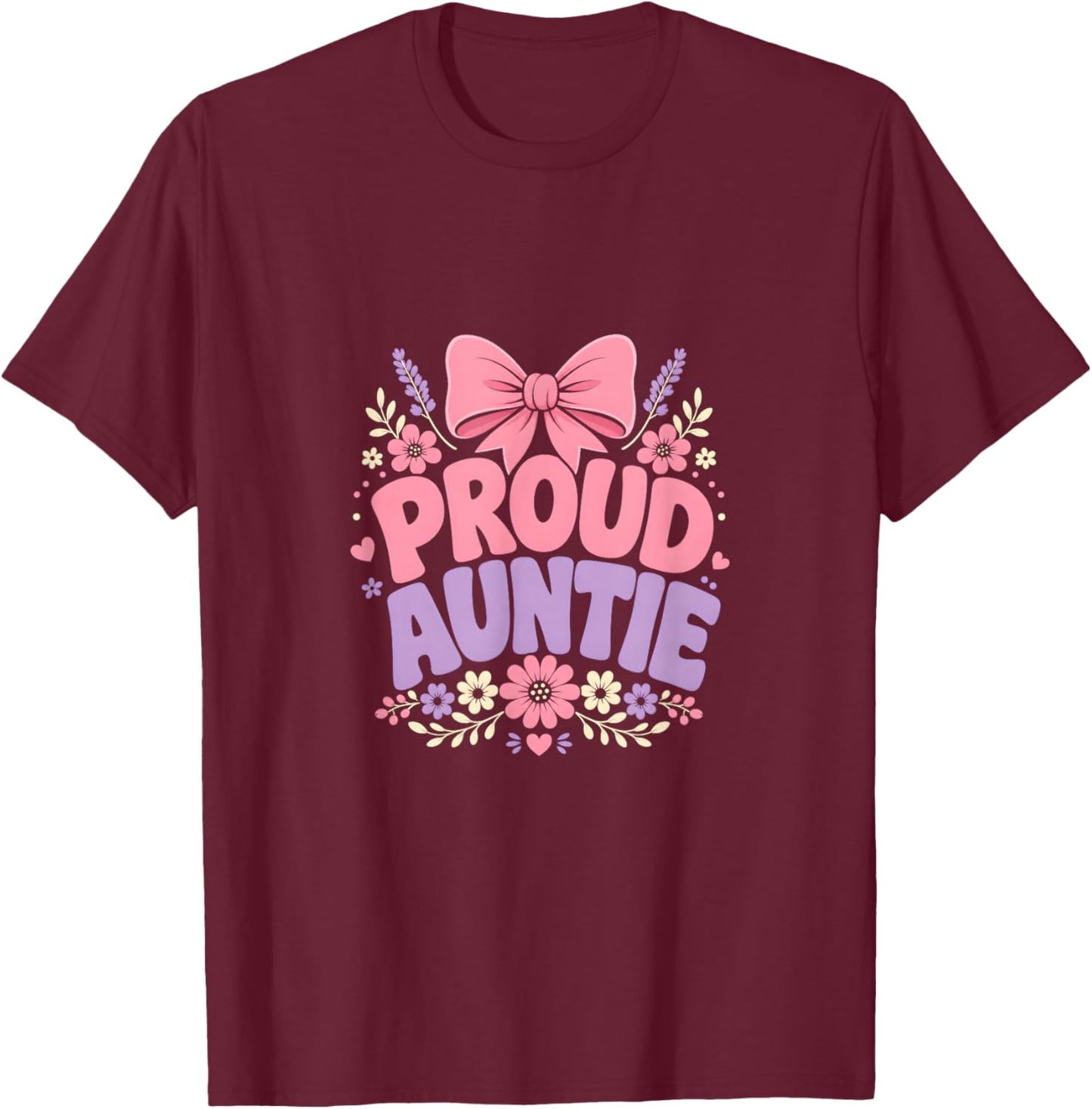 Auntie Sister T-Shirt - T-Shirt | Maroon