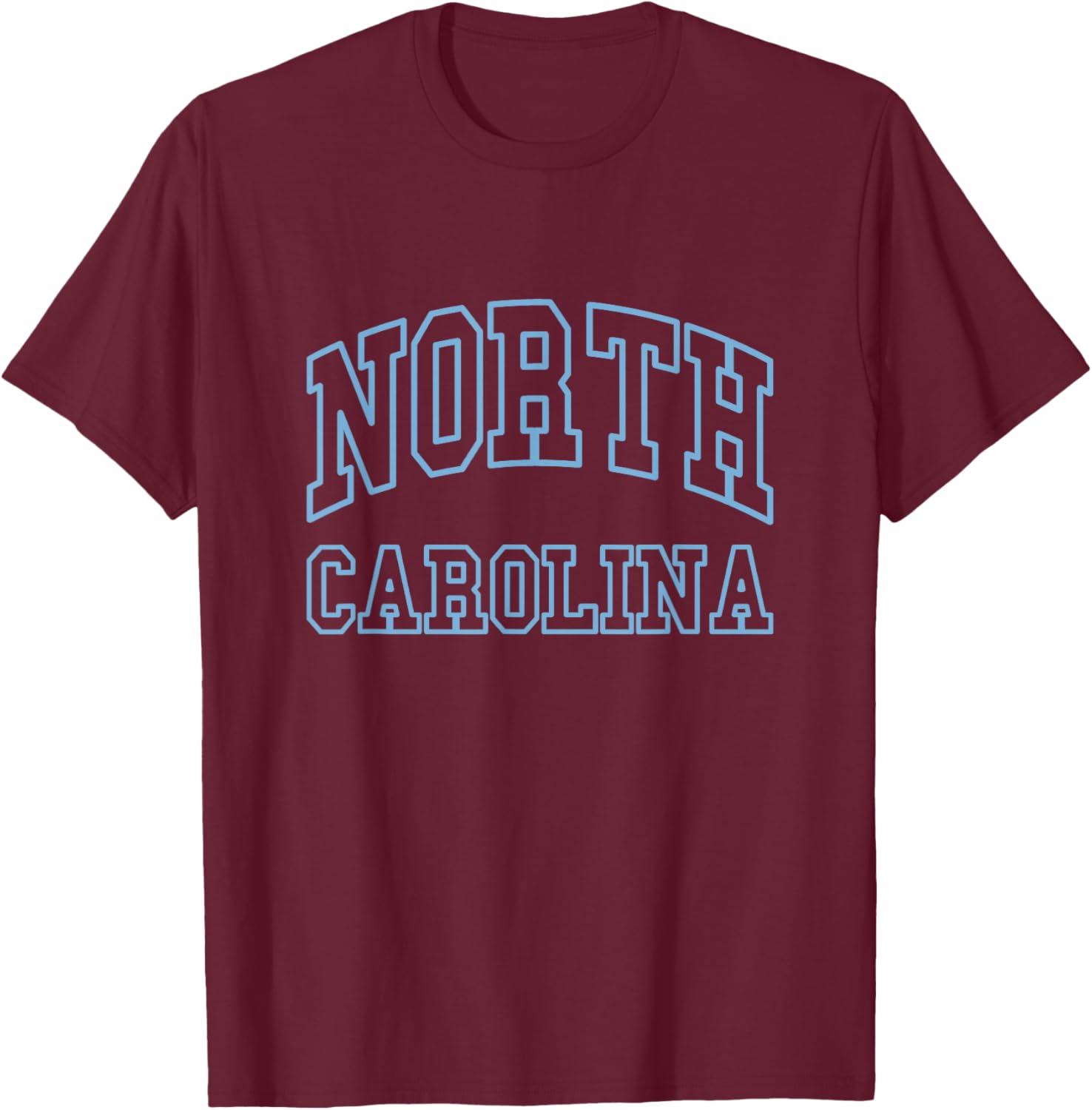 NORTH CAROLINA - Throwback Design - Classic T-Shirt - T-Shirt | Maroon
