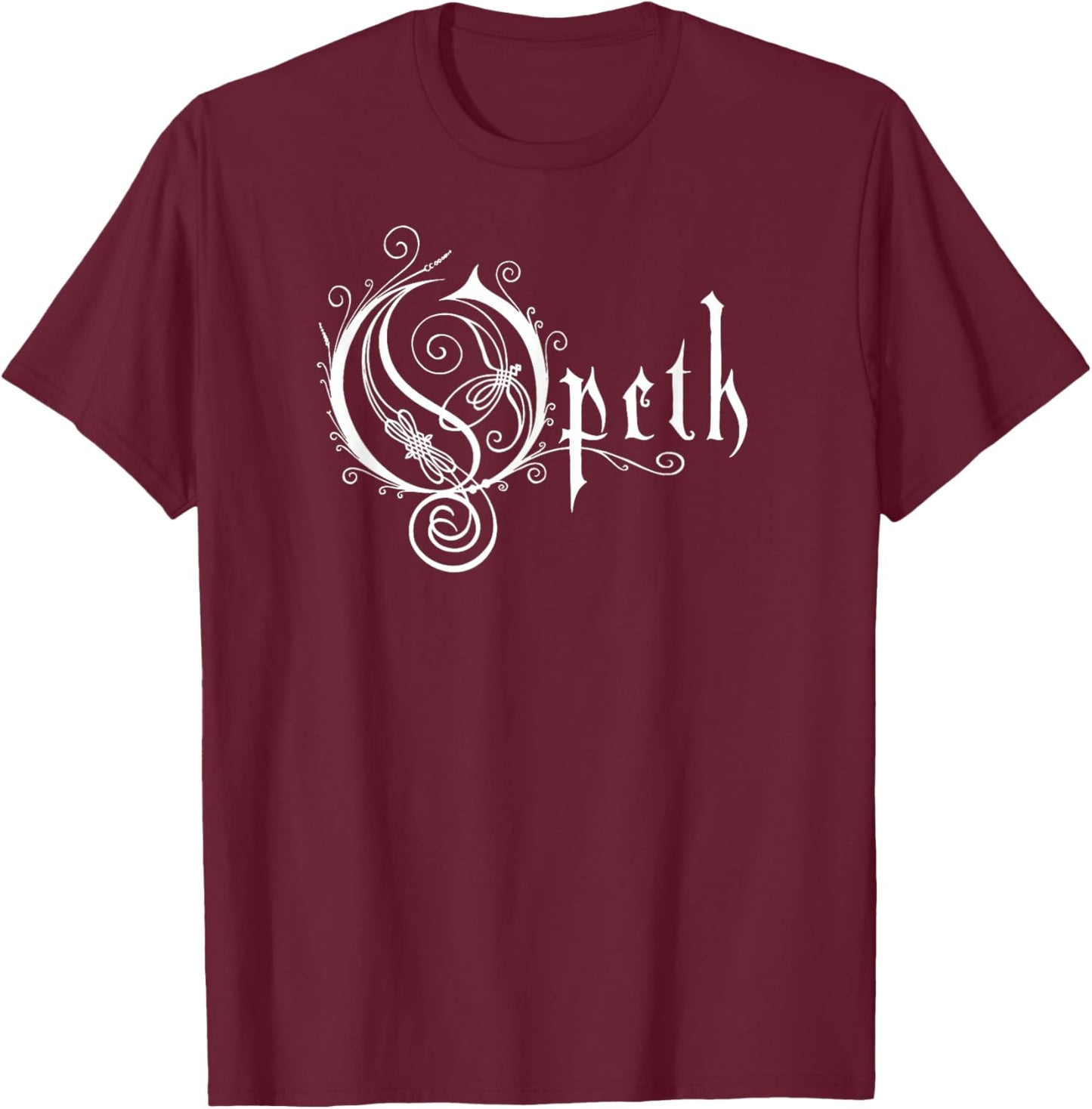 Opeth Logo T-Shirt - T-Shirt | Maroon