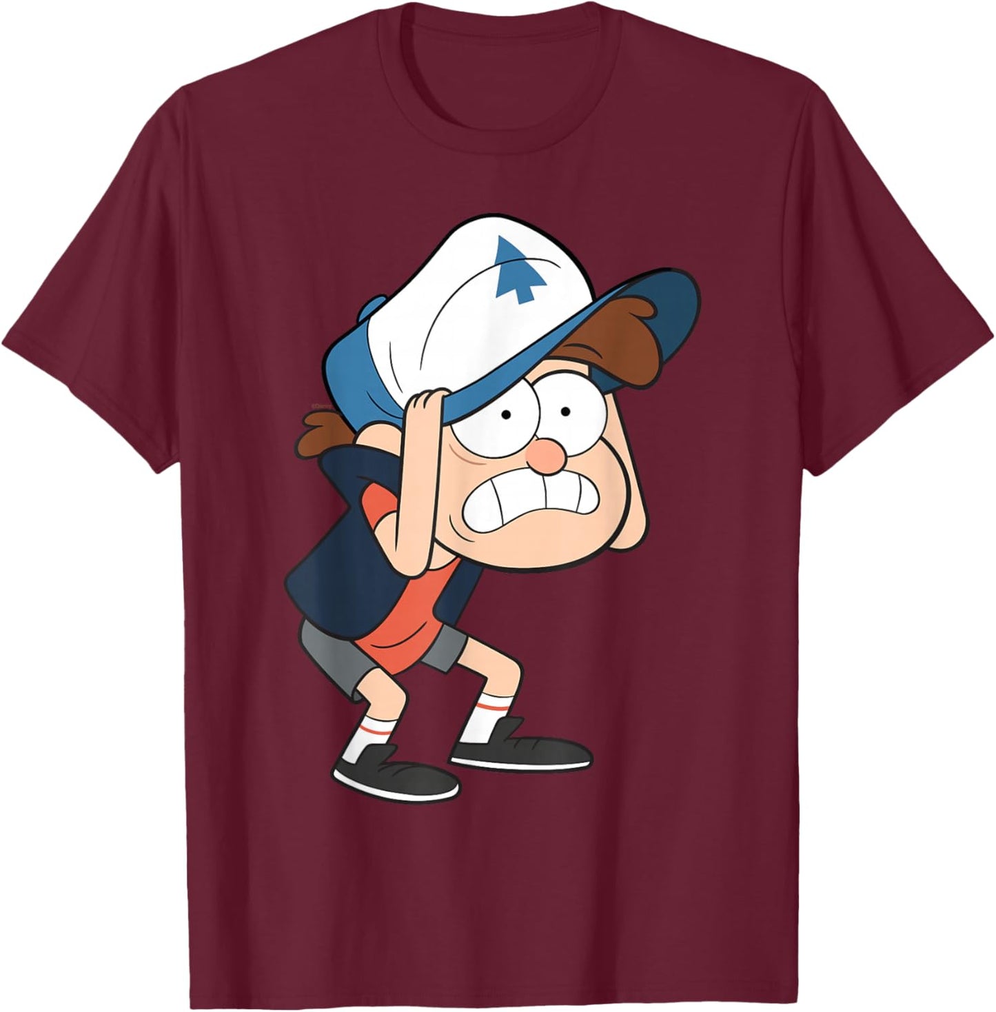Disney Gravity Falls Dipper Pines Official Disney Channel T-Shirt - T-Shirt | Maroon
