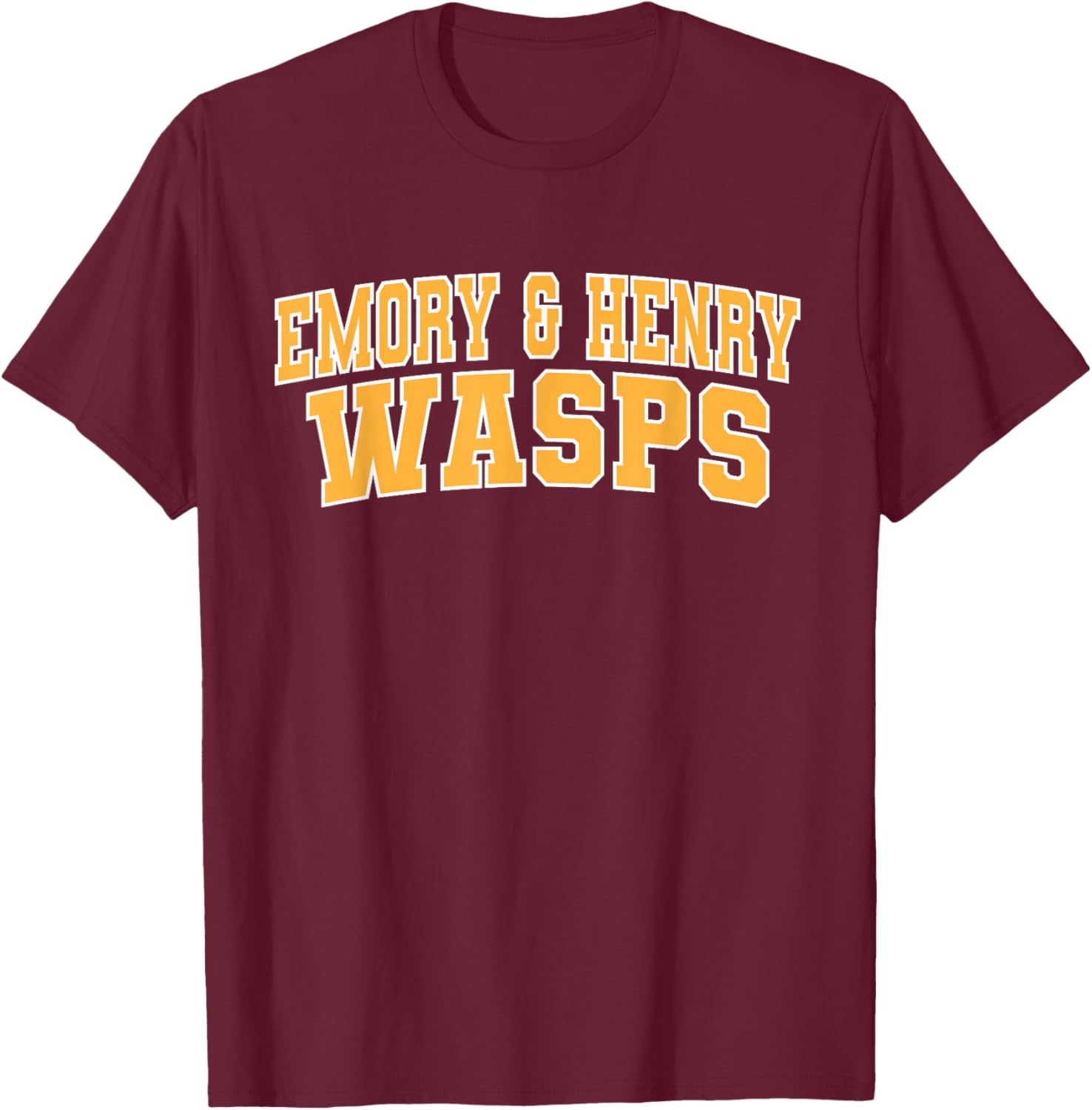 Emory & Henry College Wasps Apparel Sports Fan T-Shirt - T-Shirt | Maroon