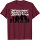 Red One - Enforcement Logistics Fortification T-Shirt - T-Shirt | Maroon