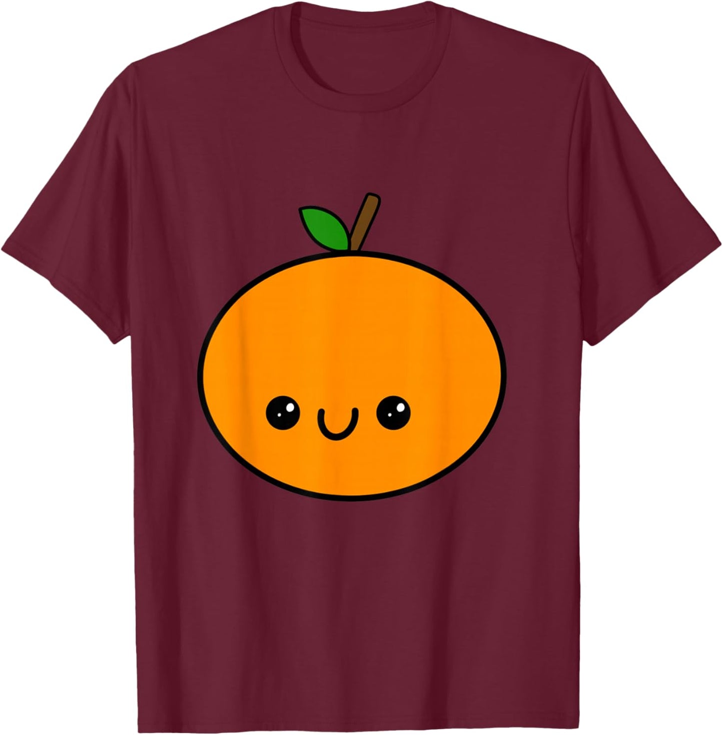 Orange Fruit Halloween Costume Adult Kids Toddler Baby 5T 4T T-Shirt - T-Shirt | Maroon