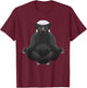 Funny Honey Badger Design Women Honey Badger Lover T-Shirt - T-Shirt | Maroon