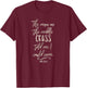 Vintage Retro The Man On The Middle Cross Told Me I Could Co T-Shirt - T-Shirt | Maroon