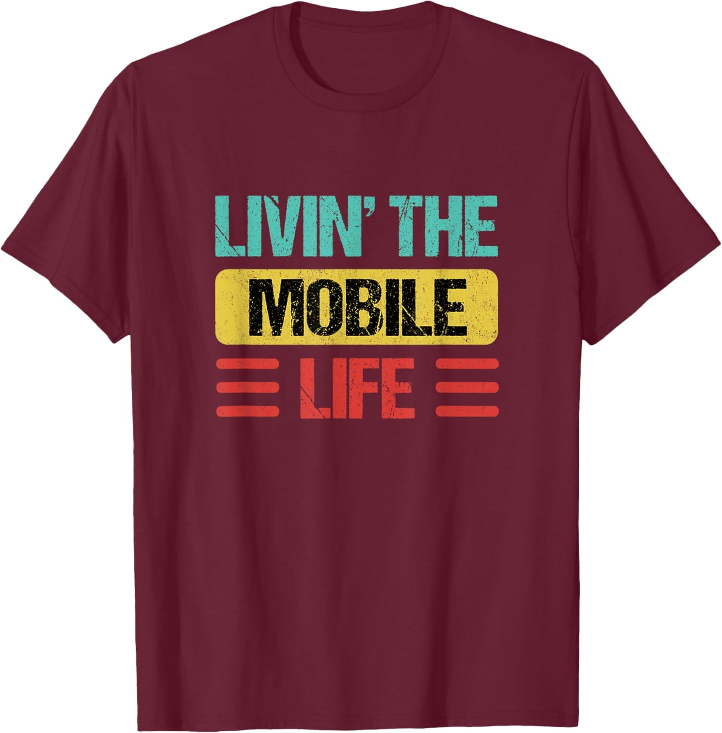 Mobile T-Shirt - T-Shirt | Maroon