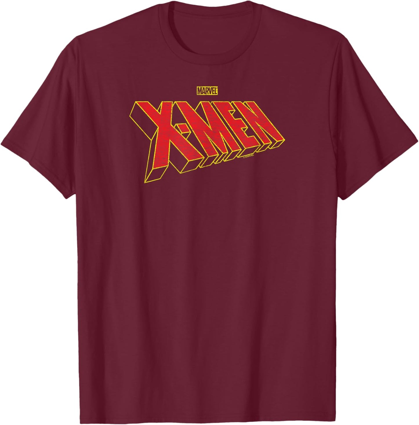 X-Men - Logo T-Shirt - T-Shirt | Maroon