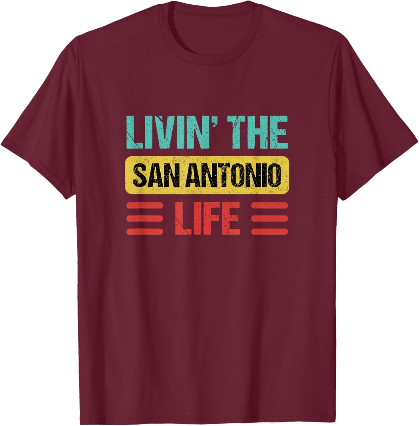 San Antonio T-Shirt - T-Shirt | Maroon