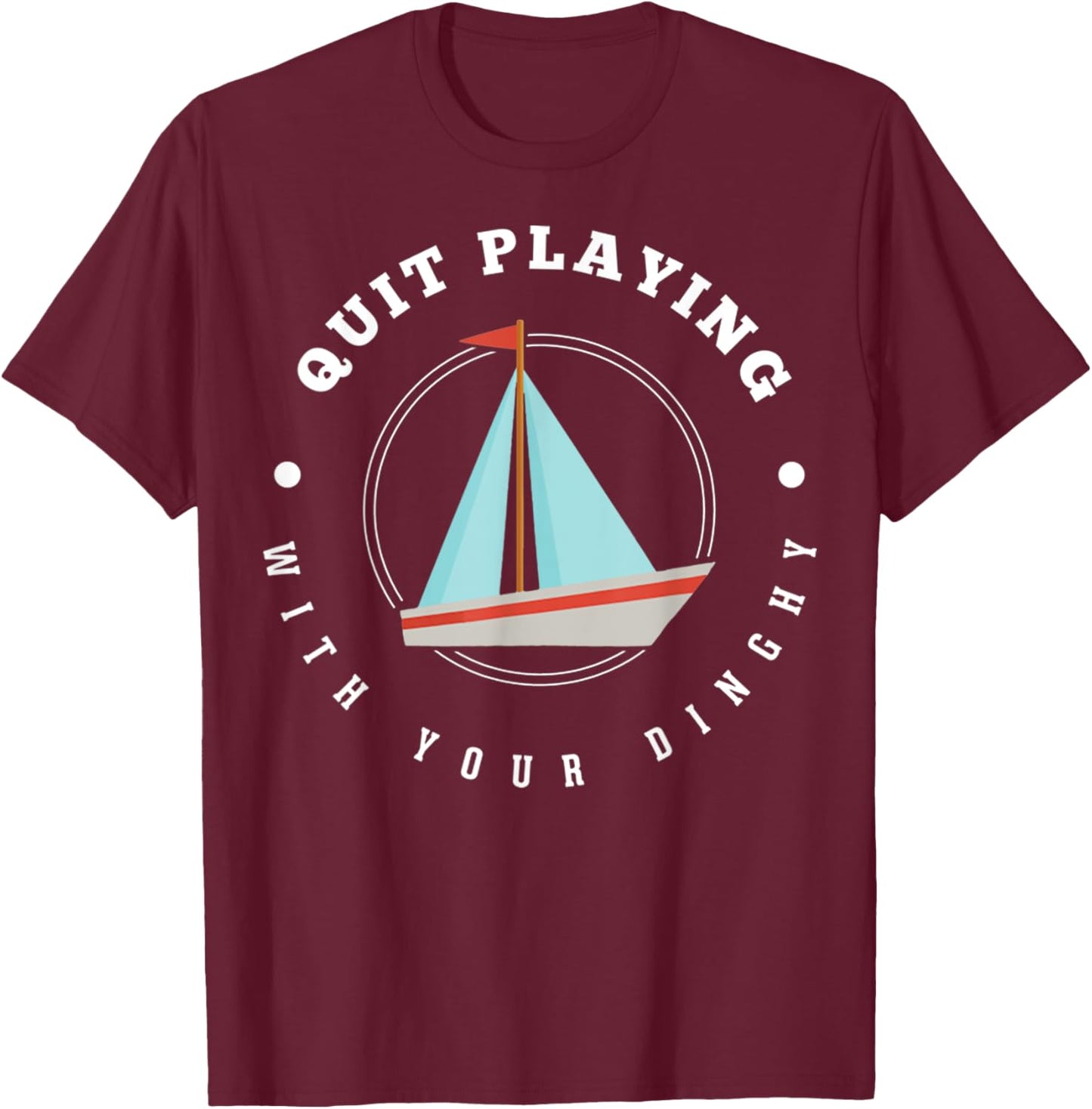 Sailing T-Shirt - T-Shirt | Maroon