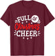Full Of Christmas Cheer Funny Matching Couples Xmas Outfit T-Shirt - T-Shirt | Maroon