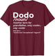 Dodo Definition Grandpa Funny Men Women Boys Girls T-Shirt - T-Shirt | Maroon