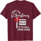 All I Want For Christmas Is Sell Your Home Christmas Realtor T-Shirt - T-Shirt | Maroon