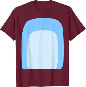 Blue Heeler Cattle Dog Cartoon Puppy Funny Holiday Costume T-Shirt - T-Shirt | Maroon