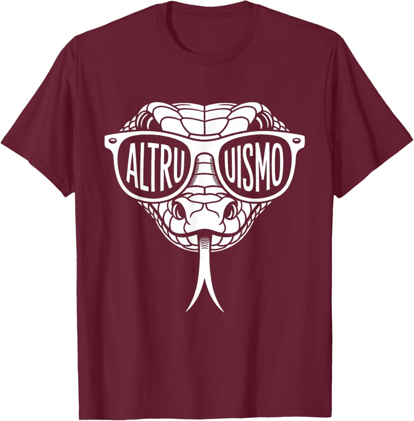 Altruismo House of Givers Shirt - Double U = Mirror Effect T-Shirt - T-Shirt | Maroon
