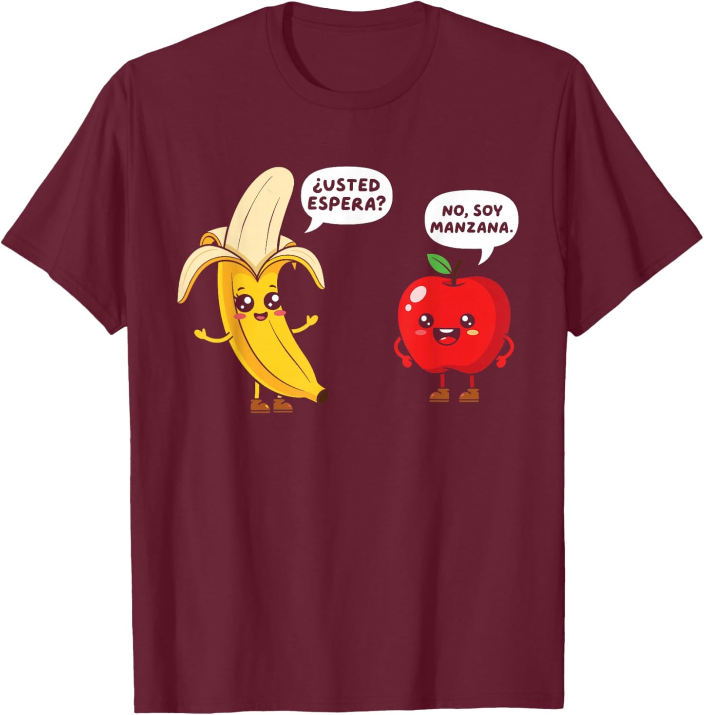 Funny Teacher Humor School Teacher Spanish T-Shirt - T-Shirt | Maroon