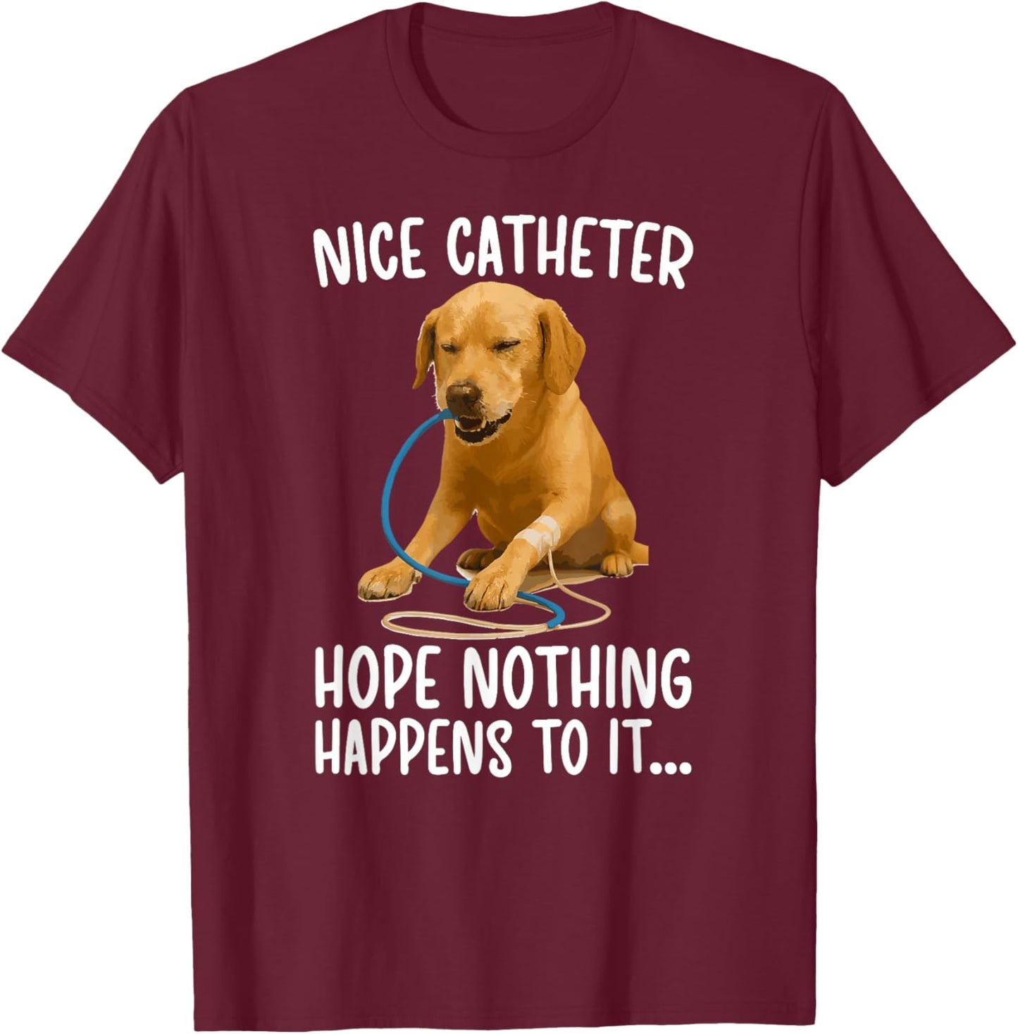 Veterinary Medicine Funny Vet Med Veterinarian Vet Medicine T-Shirt - T-Shirt | Maroon