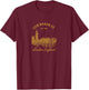 Sherlock Holmes 221B Baker Street London Vintage Design T-Shirt - T-Shirt | Maroon