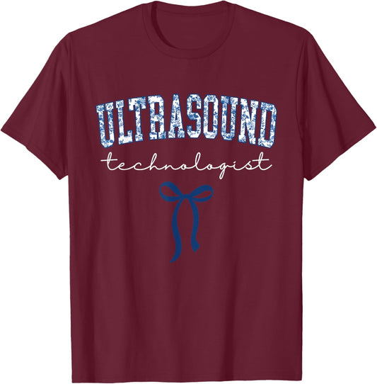 Ultrasound Technologist Sonographer Medical Imaging T-Shirt - T-Shirt | Maroon