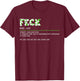 Feck Irish Definition Lucky Shamrock Happy St. Patricks Day T-Shirt - T-Shirt | Maroon
