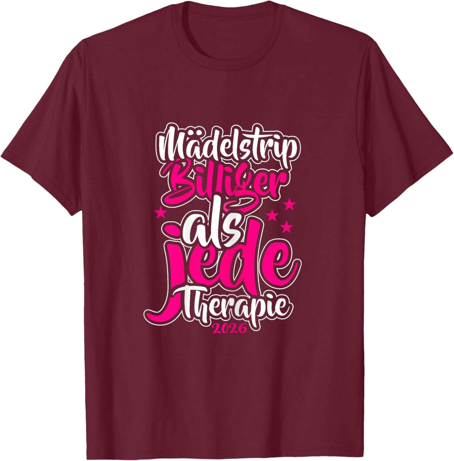 Girls' Trip Women's Trip 2026 Girls' Strip T-Shirt - T-Shirt | Maroon