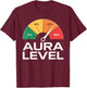 Aura Level 67 Aura Farming Alpha Slang Gen 67th Number 67 T-Shirt - T-Shirt | Maroon