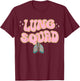 Funny Respiratory Therapist RT Lung Squad Retro Lungs T-Shirt - T-Shirt | Maroon
