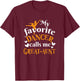 My Favorite Dancer Calls Me Great-Aunt T-Shirt - T-Shirt | Maroon