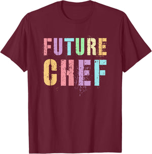 Funny FUTURE CHEF In Training Cooking Culinary Arts Kitchen T-Shirt - T-Shirt | Maroon